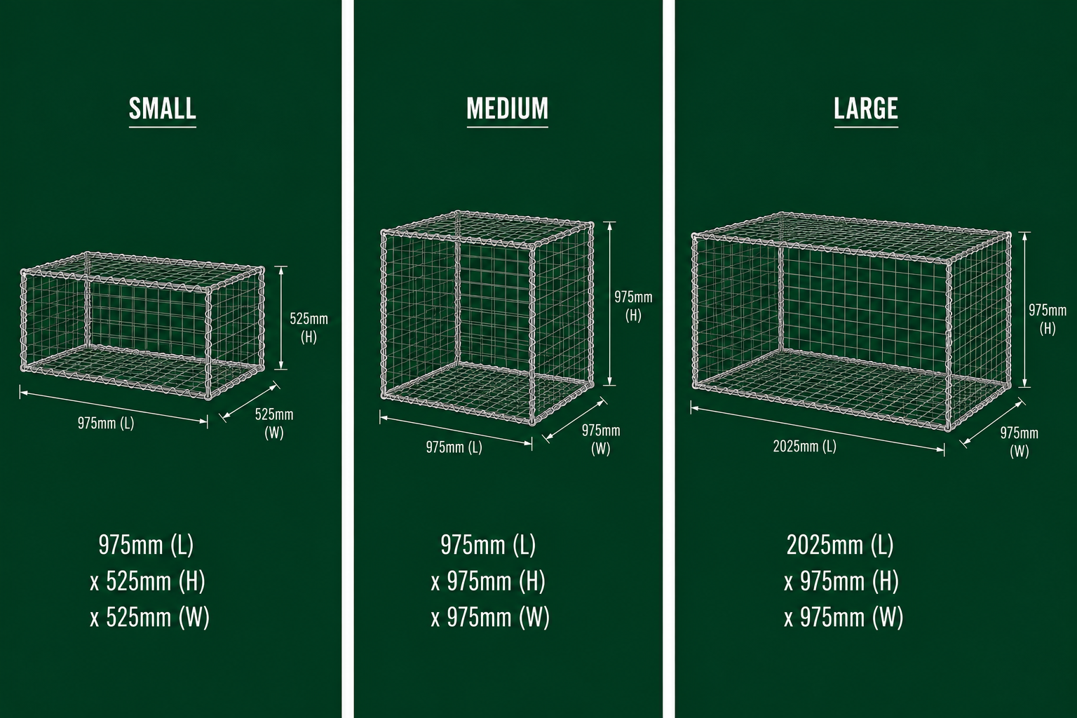 Gabion Baskets by J Gard and Sons in Chelmsford