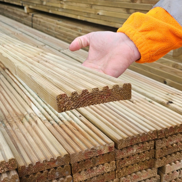 Castle Profile Softwood Decking